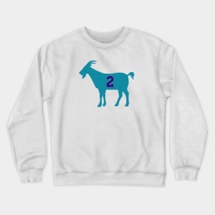 CHA GOAT - 2 - White Crewneck Sweatshirt